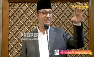 Anies Baswedan Diteriaki “Presiden” saat Beri Ceramah di UGM