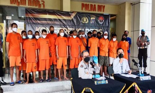 Joss! Dua Pekan, Polda DIY Ringkus 41 Pelaku Curat