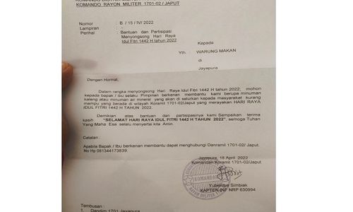 Minta Bantuan Dana ke Warga, Danramil Terancam Kena Sanksi