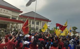 Demo di DPRD Sukoharjo, Ini Tuntutan Cipayung Sukoharjo