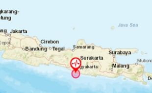 Gempa Magnitudo 4,9 Guncang Gunungkidul!