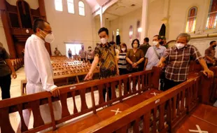 Gibran Cek Persiapan Perayaan Paskah 3 Gereja di Solo, Hasilnya?