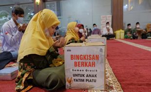 Memaknai Ramadan, Semen Gresik Beri Santunan 200 Anak Yatim Rembang