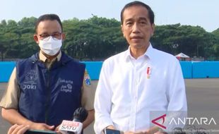 Tinjau Sirkuit Formula E Bareng Anies Baswedan, Jokowi: Kurang Paddock