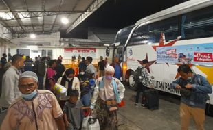 Arus Balik Lebaran, Jumlah Penumpang di Terminal Wonogiri Melonjak