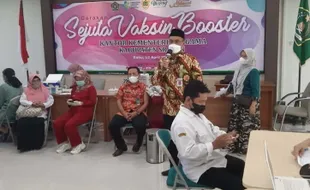 Ikut Gerakan 1 Jutan Vaksin Booster, Kemenag Sragen Sasar Sekolah