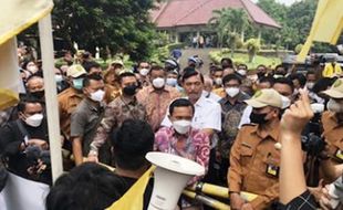 Didemo Mahasiswa di UI, Luhut Bungkam soal Big Data Presiden 3 Periode