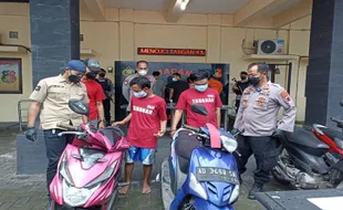 Kurang dari 24 Jam, Polisi Sukoharjo Tangkap 2 Maling Motor Kambuhan