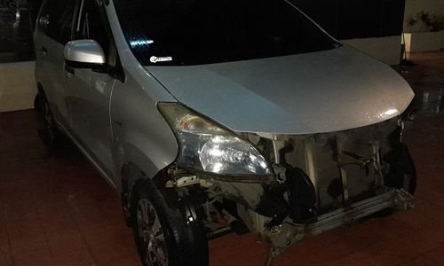 Berlubang, Ini Mobil Polisi Wonogiri yang Ditembak Tim Resmob Solo