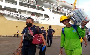 Mudik Gratis dengan Kapal, 413 Pemudik Tiba di Pelabuhan Tanjung Emas