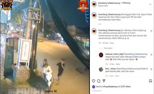 Viral Video Remaja Sabetkan Sajam ke Pemotor, Lokasi Kaligawe Semarang