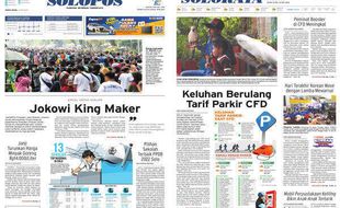 Solopos Hari Ini: Jokowi King Maker