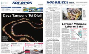 Solopos Hari Ini: Daya Tampung Tol Diuji