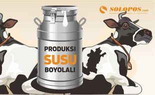 Ternyata Sebanyak Ini Produksi Susu Sapi di Boyolali