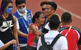 SEA Games: Momen Haru Odekta Naibaho Sabet Emas Lari Marathon Putri