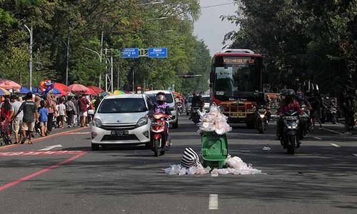 CFN Tahun Baru Lanjut CFD, Petugas Kebersihan DLH Solo Siap-Siap Kerja Keras