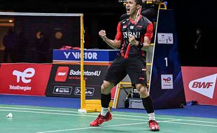 Denmark Open: Jonatan Christie Butuh Satu Jam Enam Menit Tumbangkan Vittinghus