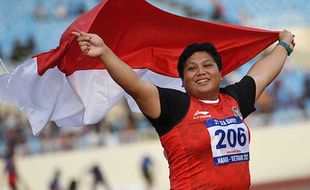 Raih Emas, Atlet Tolak Peluru Putri Kibarkan Merah Putih di SEA Games