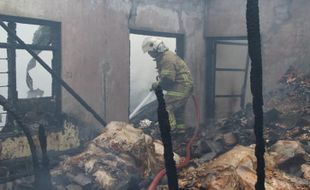 Rumah Produksi Kerupuk di Mojayan Klaten Ludes Terbakar