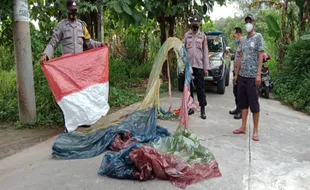 Balon Udara Jatuh dan Menimpa Rumah di Klaten, Siapa yang Menerbangkan?