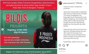 Bilqis Kalahkan Peringkat 1 Dunia, Begini Komentar Gubernur Ganjar