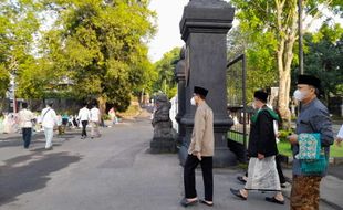 Salat Id di Masjid Agung Boyolali, Bupati: Selamat Datang Pemudik