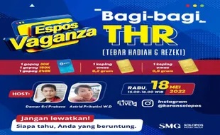 Cek Sekarang! Siapa Tahu Anda Bawa THR Undian Berhadiah Espos Vaganza