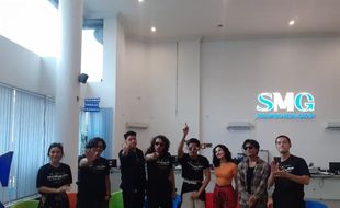 Begini Kocaknya Bio One Cs Dari Film Srimulat Saat Kunjungi Solopos