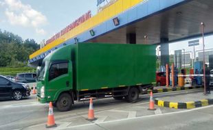 Lebaran Hari Kedua, Lalu Lintas di Tol Kalikangkung Semarang Sepi