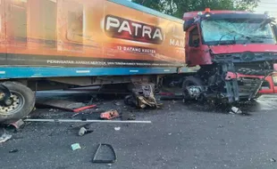 Dua Orang Meninggal Kecelakaan 2 Truk di Jl. Solo-Semarang Boyolali