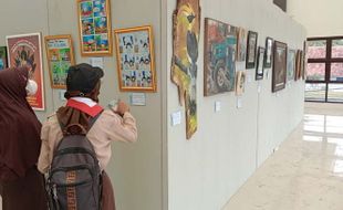 MGMP Seni Budaya Gelar Pameran Karya Siswa dan Guru di Karanganyar