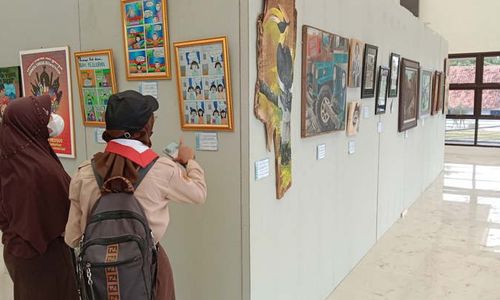 MGMP Seni Budaya Gelar Pameran Karya Siswa dan Guru di Karanganyar