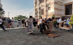 Salat Id di Masjid Raya dan Masjid Agung Klaten diadakan Minggu 10 Juli