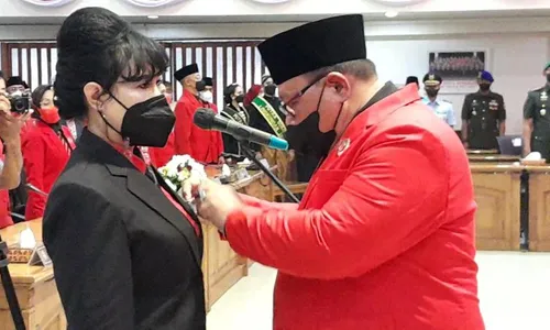 Terty Maharani Resmi Gantikan Putut Gunawan di DPRD Solo, Ini Sosoknya