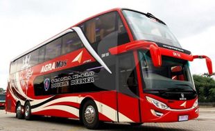 Ini Daftar Bus Double Decker Solo-Jakarta Full Tol Trans Jawa