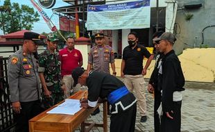 Anggota Empat Perguruan Silat Datangi Polsek Geyer Grobogan, Ada Apa?