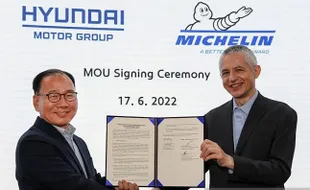 Kolaborasi Michelin Dan Hyundai Merancang Ban Mobil Listrik