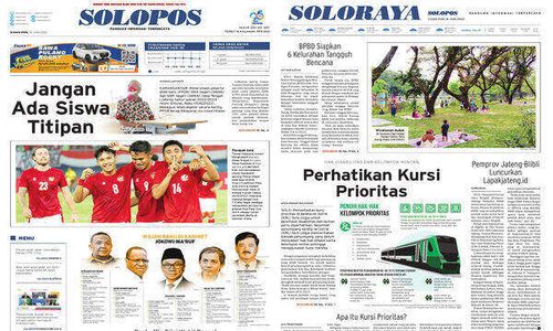 Solopos Hari Ini: Jangan Ada Siswa Titipan