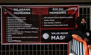 Panpel Revisi Aturan Membawa Makanan & Minuman di Stadion Manahan Solo