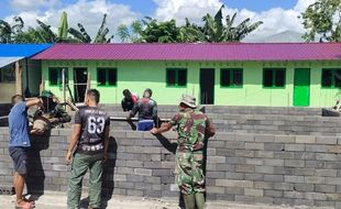 PLN Bedah Rumah Prajurit TNI Pakai FABA PLTU Ropa