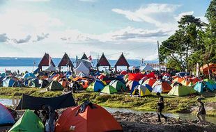 Festival 1.000 Tenda Kaldera, Promosi Wisata Baru di Tepi Danau Toba