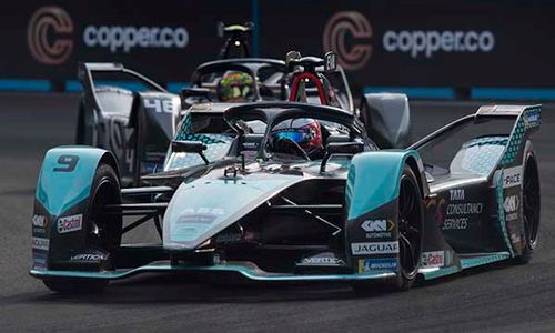 Momen Pembalap Jaguar TCS Racing Juarai Balapan Formula E Jakarta