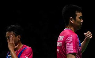 Kalah dari Ganda China, Hendra/Ahsan Tersingkir di Indonesia Open 2022