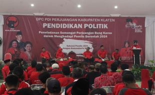 Peringati Bulan Bung Karno, DPC PDIP Klaten Gelar Pendidikan Politik