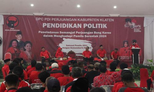 Peringati Bulan Bung Karno, DPC PDIP Klaten Gelar Pendidikan Politik