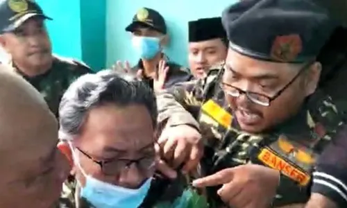 Silaturahmi Alumni Ansor dan Banser Jatim Ricuh, Ini Sebabnya