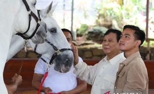 Prabowo Ajari Gibran Naik Kuda di Hambalang