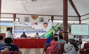 200 Pelaku UMKM Eks Gedung Lowo Sukoharjo Dapat BPJS Ketenagakerjaan