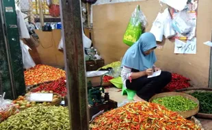 Kenaikan Harga Cabai Juga Rambah Sragen, Kenaikan Rp15.000/Kg