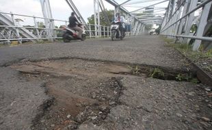 DPUPR Solo: Jurug A Jadi Jembatan Darurat Khusus Pengendara Sepeda Motor